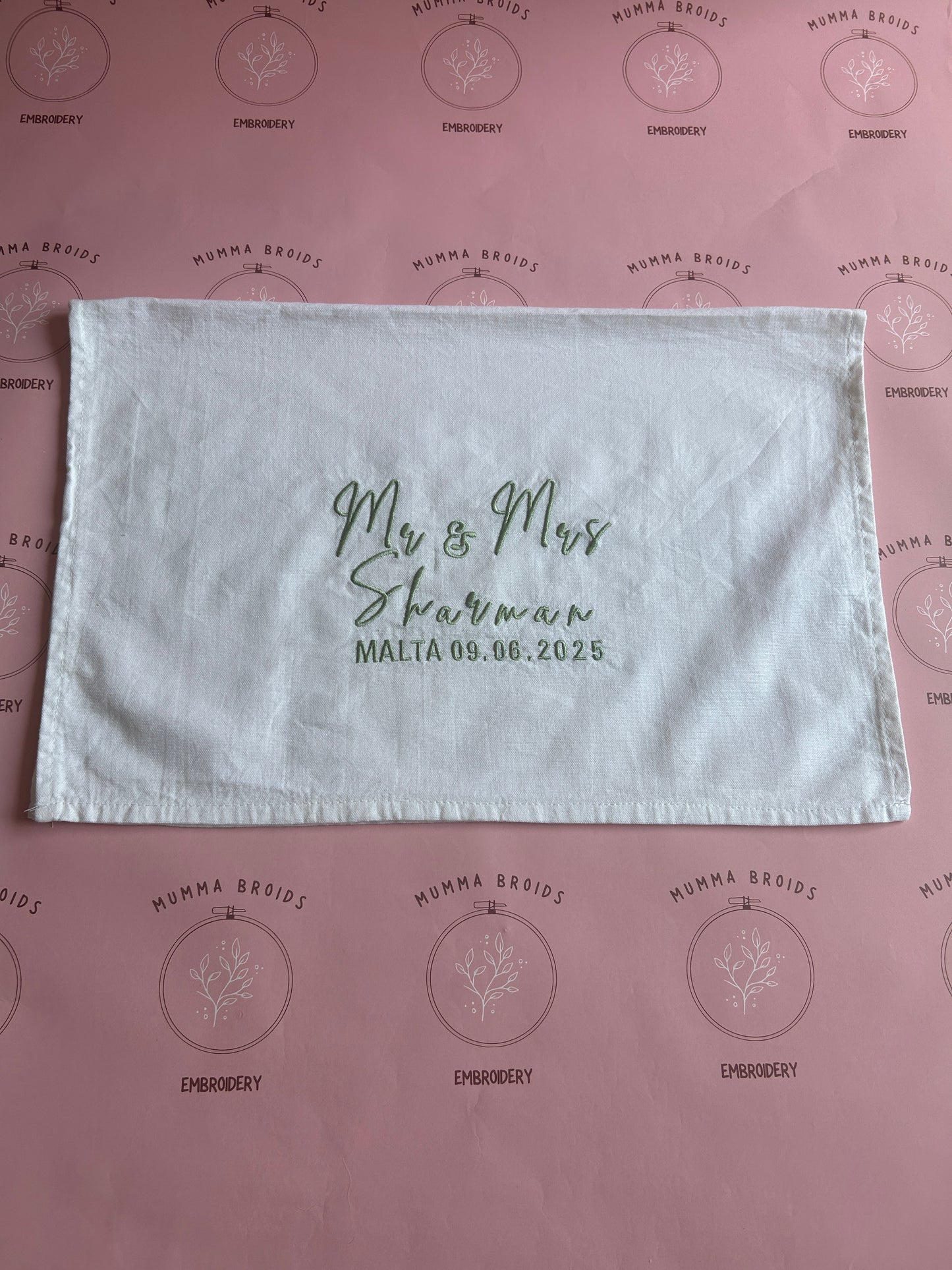 Keepsake Wedding Tea Towel