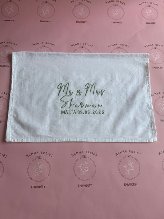 Keepsake Wedding Tea Towel